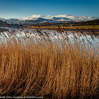 Buy canvas prints of Snowdonia Mountains & the River Conwy by Peter O'Reilly