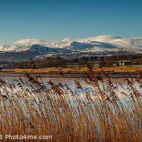 Buy canvas prints of Snowdonia Mountains & the River Conwy by Peter O'Reilly