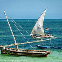 Buy canvas prints of Fishing Boats, Kenya by Peter O'Reilly