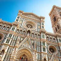 Buy canvas prints of Cathedral of Santa Maria del Fiore and Campanile di Giotto, Flor by Peter O'Reilly