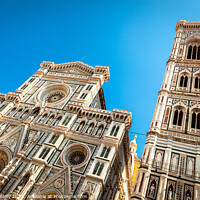 Buy canvas prints of Cathedral of Santa Maria del Fiore and Campanile di Giotto, Flor by Peter O'Reilly
