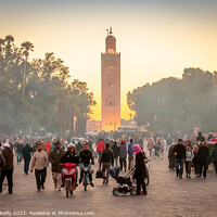 Buy canvas prints of Kutubiyya Mosque, Marrakech by Peter O'Reilly