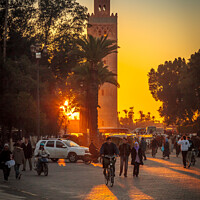 Buy canvas prints of Jemaa el-Fna, Marrakech by Peter O'Reilly