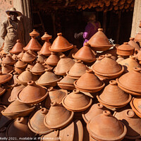 Buy canvas prints of Moroccan Pottery by Peter O'Reilly