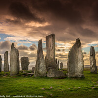 Buy canvas prints of Callanish Stone Circle at Sunset by Peter O'Reilly