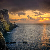 Buy canvas prints of Sunset at Neist Point by Peter O'Reilly