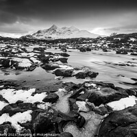Buy canvas prints of River Sligachan and the Black Cuillin by Peter O'Reilly