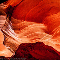 Buy canvas prints of Antelope Canyon Colours #9 by Peter O'Reilly