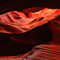 Buy canvas prints of Antelope Canyon Colours #8 by Peter O'Reilly