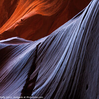Buy canvas prints of Antelope Canyon Colours #14 by Peter O'Reilly