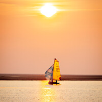 Buy canvas prints of Sailboat at West Kirby by Peter O'Reilly