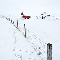 Buy canvas prints of Hellnar Church, Iceland by Peter O'Reilly