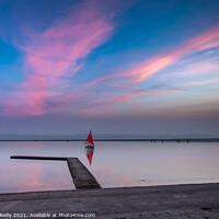 Buy canvas prints of Evening at the Marine Lake, West Kirby by Peter O'Reilly