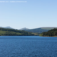 Buy canvas prints of Sunny afternoon at Pontsticill reservoir, Merthyr Tydfil, UK by Andrew Bartlett