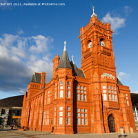 Buy canvas prints of Pierhead Building, Cardiff Bay, South Wales, UK by Andrew Bartlett