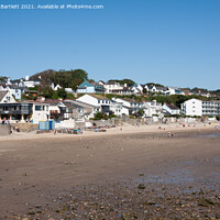 Buy canvas prints of Saundersfoot beach, Pembrokeshire, West Wales, UK by Andrew Bartlett