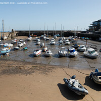 Buy canvas prints of Saundersfoot harbour, Pembrokeshire, West Wales, UK by Andrew Bartlett
