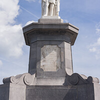 Buy canvas prints of Prince Albert Memorial at Tenby, West Wales, UK by Andrew Bartlett