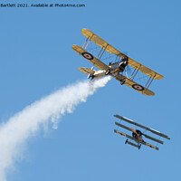Buy canvas prints of The Bremont Great War Display Team at The Royal International Air Tattoo, UK by Andrew Bartlett