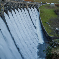 Buy canvas prints of Craig Goch Dam at Elan Valley, UK. by Andrew Bartlett