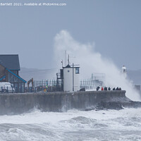 Buy canvas prints of Storm Barra at Porthcawl, South Wales, UK by Andrew Bartlett