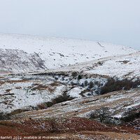 Buy canvas prints of Snow at the Storey Arms, Brecon Beacons, UK by Andrew Bartlett