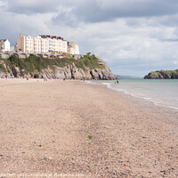 Buy canvas prints of South Beach, Tenby, West Wales, UK by Andrew Bartlett