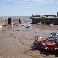 Buy canvas prints of Porthcawl Harbour, South Wales, UK by Andrew Bartlett