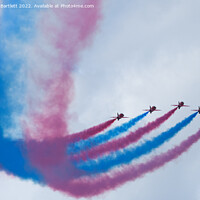 Buy canvas prints of Red Arrows at RAF Cosford by Andrew Bartlett