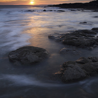Buy canvas prints of Rest Bay, Porthcawl, South Wales. by Andrew Bartlett