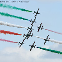 Buy canvas prints of The Frecce Tricolori  by Andrew Bartlett