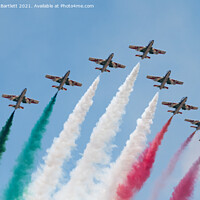 Buy canvas prints of The Frecce Tricolori by Andrew Bartlett