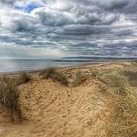 Buy canvas prints of Sand Dunes love heart by Framemeplease UK