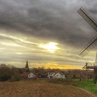 Buy canvas prints of Woodchurch Windmill  by Framemeplease UK