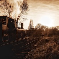 Buy canvas prints of The last Train home  by Framemeplease UK