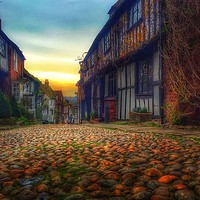 Buy canvas prints of Cobbled Street Rye  by Framemeplease UK