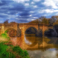 Buy canvas prints of Teston Bridge by Framemeplease UK