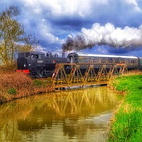 Buy canvas prints of Smoking engine  by Framemeplease UK