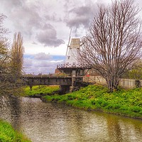 Buy canvas prints of Rye windmill East Sussex  by Framemeplease UK