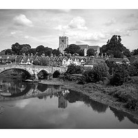 Buy canvas prints of Aylesford bridge over the river Medway  by Framemeplease UK