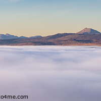 Buy canvas prints of Ben Lomond cloud inversion by Kay Roxby