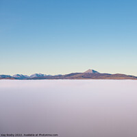 Buy canvas prints of Ben Lomond cloud inversion by Kay Roxby