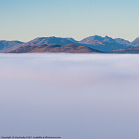 Buy canvas prints of Conic Hill cloud inversion by Kay Roxby