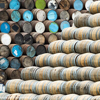 Buy canvas prints of Whisky Barrels - Scotland by Kay Roxby