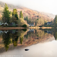 Buy canvas prints of Loch Ard reflections by Kay Roxby