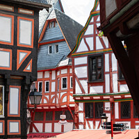 Buy canvas prints of half timbered buildings by Kay Roxby