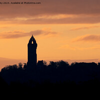 Buy canvas prints of Wallace Monument sunrise by Kay Roxby