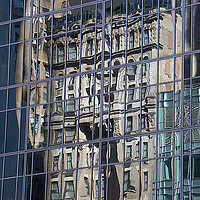Buy canvas prints of New York reflection by Stephen Giles