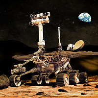 Buy canvas prints of The Mars Rover by Sebastien Coell