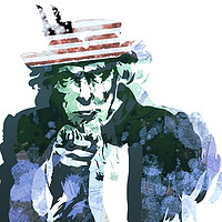 Buy canvas prints of Uncle Sam by Sebastien Coell